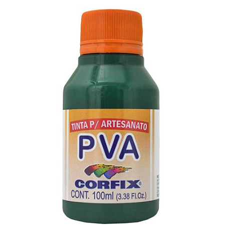Tinta PVA Fosca Corfix 100ml - *Verde Natal 492