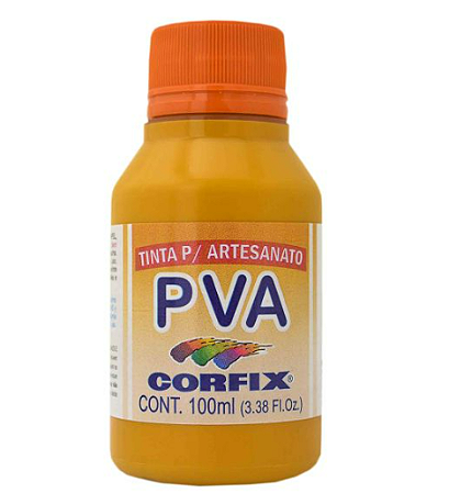 Tinta PVA Fosca Corfix 100ml - *Amêndoa 497