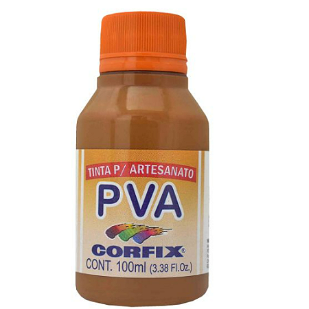 Tinta PVA Fosca Corfix 100ml - *Castanho Claro 352