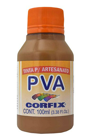 Tinta PVA Fosca Corfix 100ml - *Marrom Claro 362