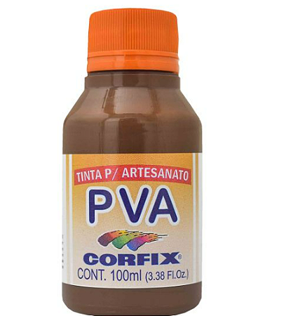 Tinta PVA Fosca Corfix 100ml - Chocolate 604