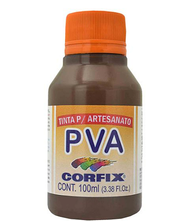 Tinta PVA Fosca Corfix 100ml - Marrom 319