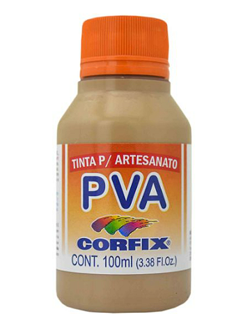 Tinta PVA Fosca Corfix 100ml - *Avelã 348