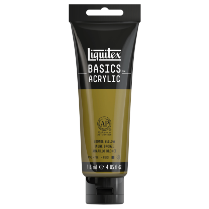 Tinta Acrílica Liquitex Basics 118ml 530 Bronze Yellow