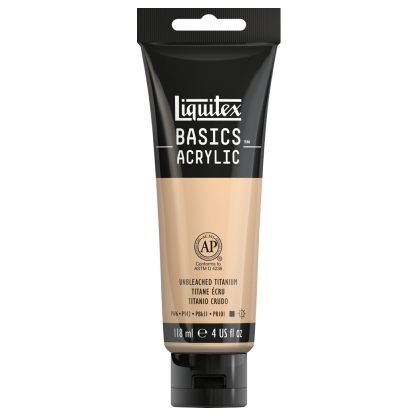 Tinta Acrílica Liquitex Basics 118ml 434 Unbleached Titanium