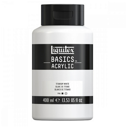 Tinta Acrílica Liquitex Basics 400ml - 727 Titanium White