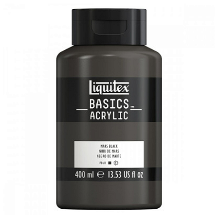 Tinta Acrílica Liquitex Basics 400ml - 725 Mars Black