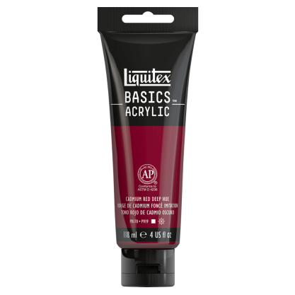 Tinta Acrílica Liquitex Basics 118ml 311 Cadmium Red Deep Hue