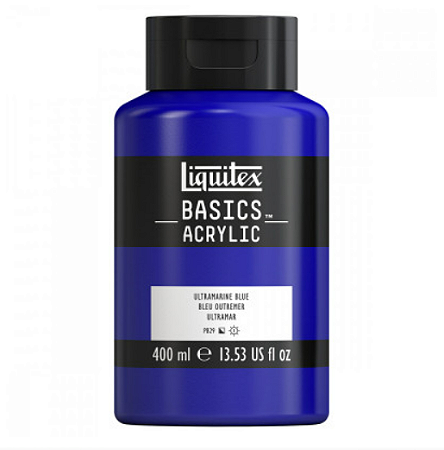 Tinta Acrílica Liquitex Basics 400ml - 715 Ultramarine Blue