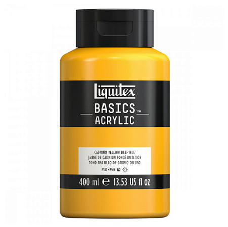 Tinta Acrílica Liquitex Basics 400ml - 706 Cadmium Yellow Deep Hue