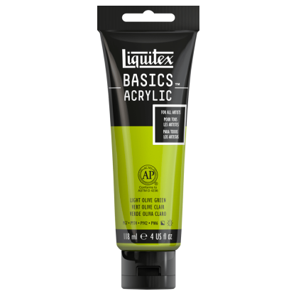 Tinta Acrílica Liquitex Basics 118ml 218 Light Olive Green