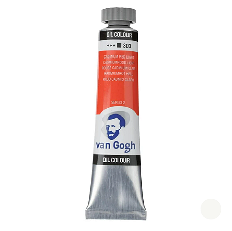 Tinta Óleo Van Gogh Talens 20ml - 303 Cádmio Luz Vermelha