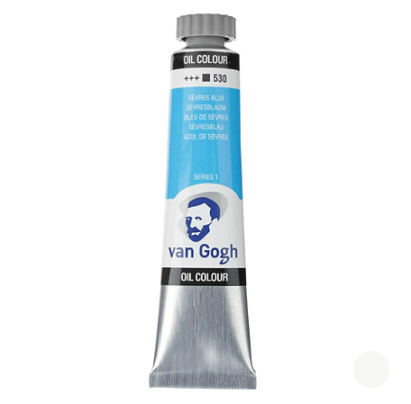 Tinta Óleo Van Gogh Talens 20ml - 530 Sèvres Azul