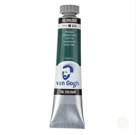 Tinta Óleo Van Gogh Talens 20ml - 654 Verde Abeto