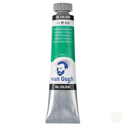 Tinta Óleo Van Gogh Talens 20ml - 619 Verde Permanente Profundo