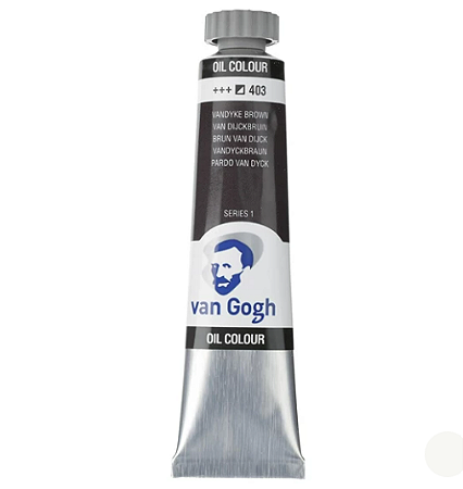 Tinta Óleo Van Gogh Talens 20ml - 403 Vandyke Marrom