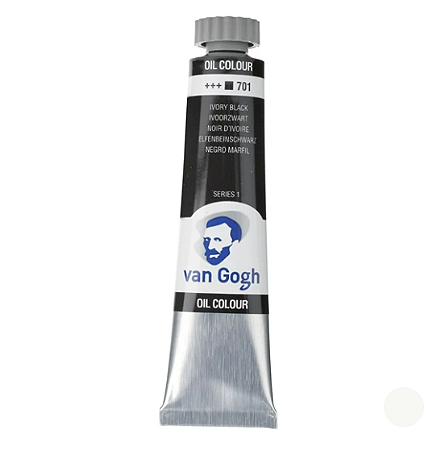 Tinta Óleo Van Gogh Talens 20ml - 701 Preto Marfim