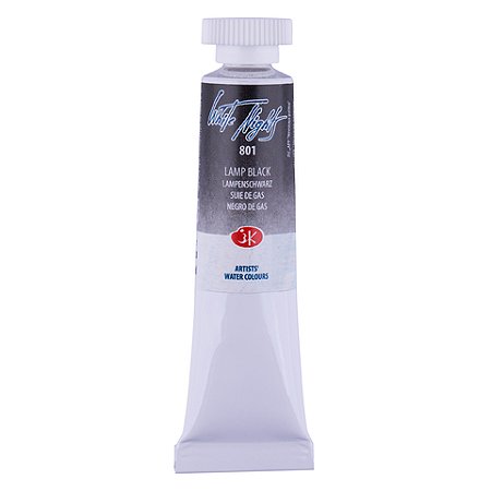 Tinta Aquarela em Tubo White Nights - Lamp Black (801)