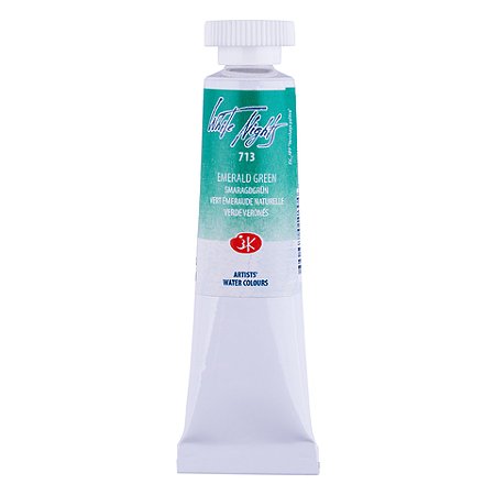 Tinta Aquarela em Tubo White Nights - Emerald Green (713)