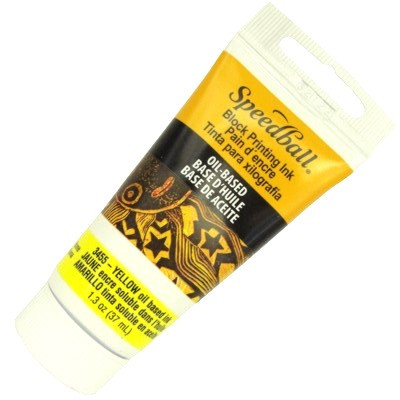 Tinta Óleo de Xilogravura 37ml Speedball - Amarela (3455)