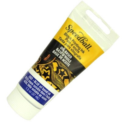 Tinta Óleo de Xilogravura 37ml Speedball - Azul (3452)