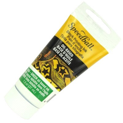 Tinta Óleo de Xilogravura 37ml Speedball - Verde (3454)