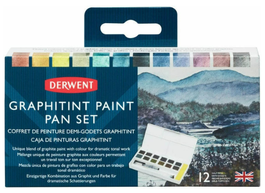 Derwent Line and Wash Paint Pan Set
