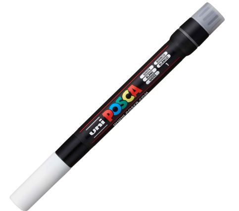 Caneta Posca Brush PCF 350 - Branco