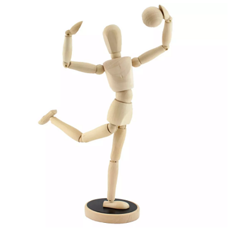 Manequim Articulado Magnético Masculino 30cm - SFM076