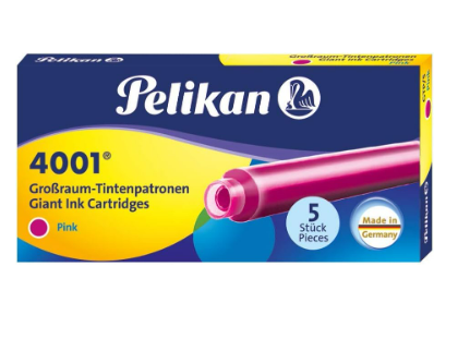Cartuchos de Tinta Pelikan 4001 GTP/5 - Pink 1,4ml (5 unidades)