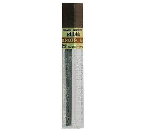Refil Grafite Hi-Polymer Super 0,3 mm B Pentel