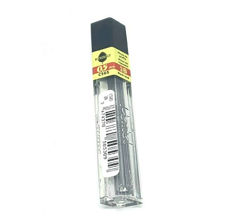 Refil Grafite Hi-Polymer Super 0,5 mm 3B Pentel