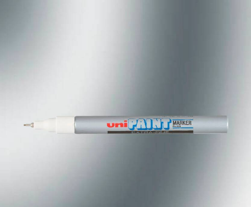Caneta Uni Paint Marker PX-203 - Prata