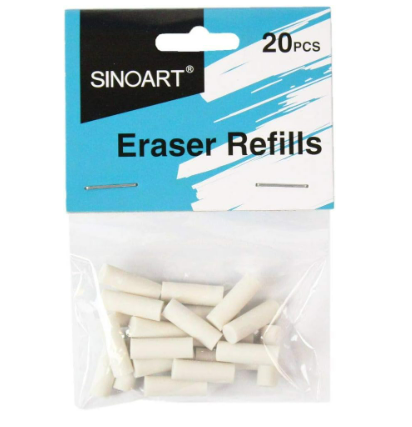 Refil Borracha Sinoart 20 Unidades