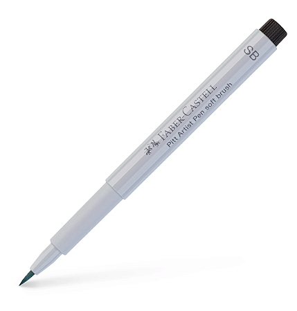 Caneta Pitt Artística Faber-Castell Fineliner - Ponta SB Cold Grey I 230