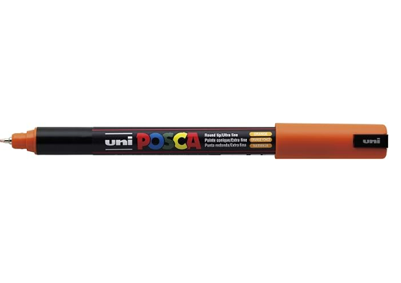 Caneta Marcador Posca PC-1MR - Laranja