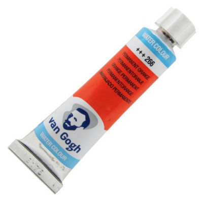 Tinta Aquarela Van Gogh Bisnaga 10 ml - Permanent Orange (266)