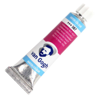 Tinta Aquarela Van Gogh Bisnaga 10 ml - Perm. Red Violet (567)