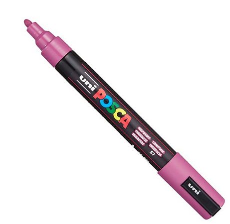 Caneta Marcador POSCA PC-5M - Framboesa