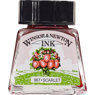 Tinta para Desenho Winsor & Newton 14mL - Scarlet