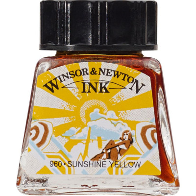 Tinta para Desenho Winsor & Newton 14mL - Sunshine Yellow