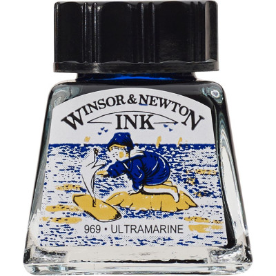 Tinta para Desenho Winsor & Newton 14mL - Ultramarine