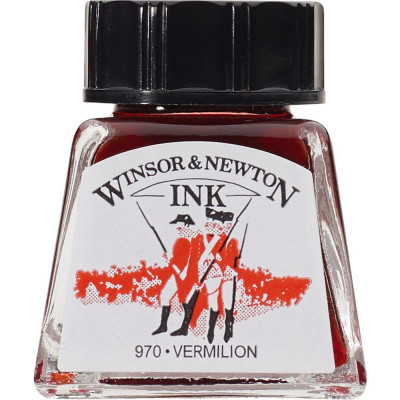 Tinta para Desenho Winsor & Newton 14mL - Vermilion