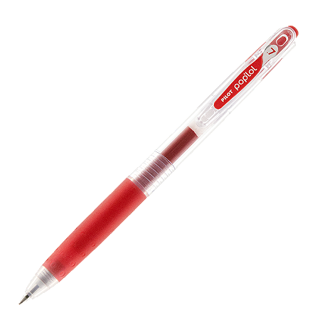 Caneta Esferográfica Gel Pop´lol Pilot - Vermelho