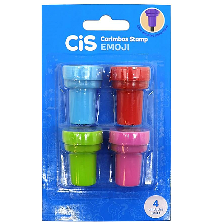 Carimbos Stamp CiS Emoji - 4 Unidades (modelo 1)