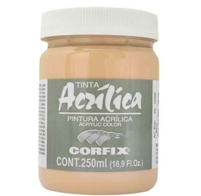 Tinta Acrílica Corfix 250ml - 49 Amarelo Napoles Carne