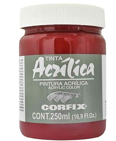 Tinta Acrílica Corfix 250ml G2 - 91 Laca Garança