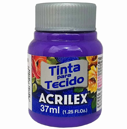 Tinta Para Tecido Fosca Acrilex 37ml - 516 Violeta