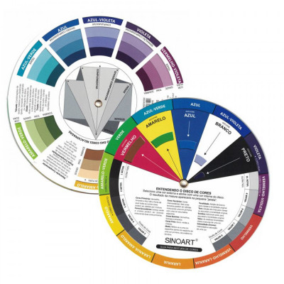 Circulo Cromático Cores Pequeno 13cm (Português)