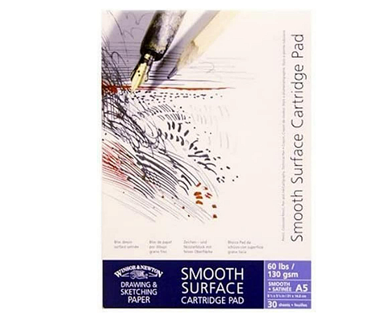Bloco Papel Smooth Surface Winsor & Newton 130g A5 - 30 Fls